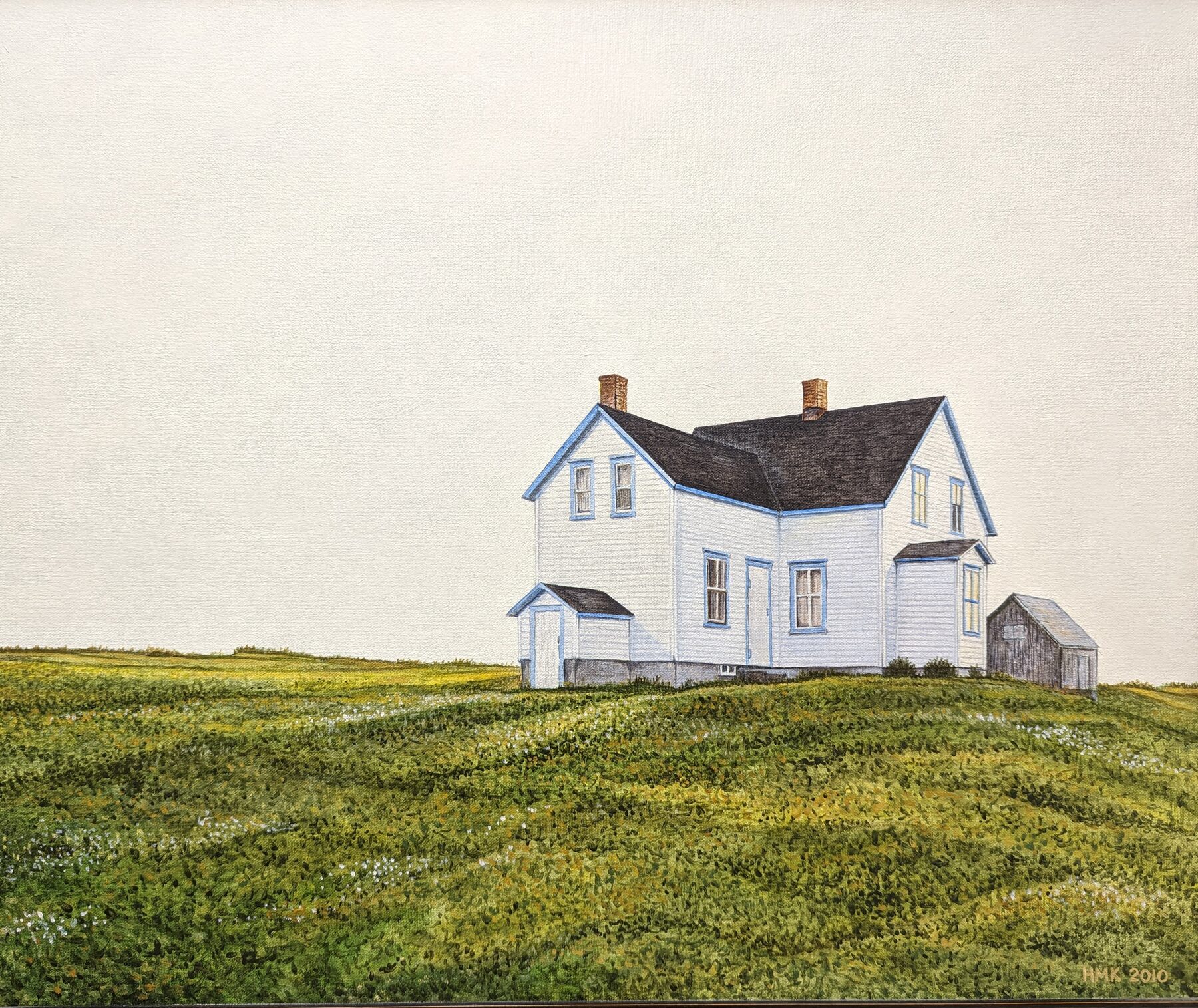 O'Hearn House — Acrylic on canvas by Harold Miller-Koren